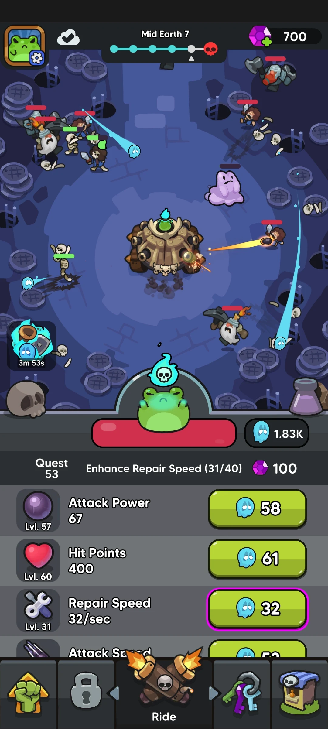 Legend of Frog: Idle RPG screenshot