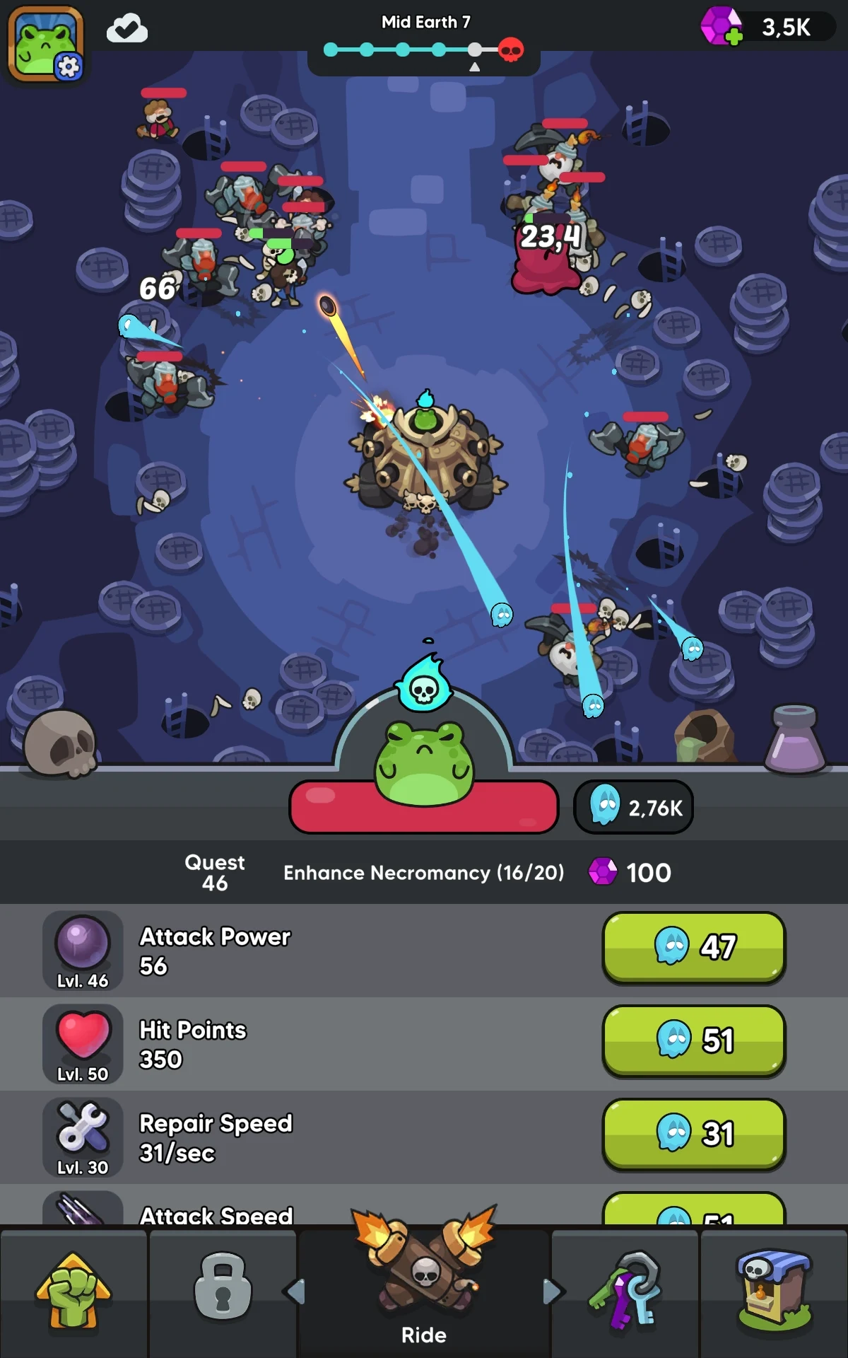 Legend of Frog: Idle RPG screenshot
