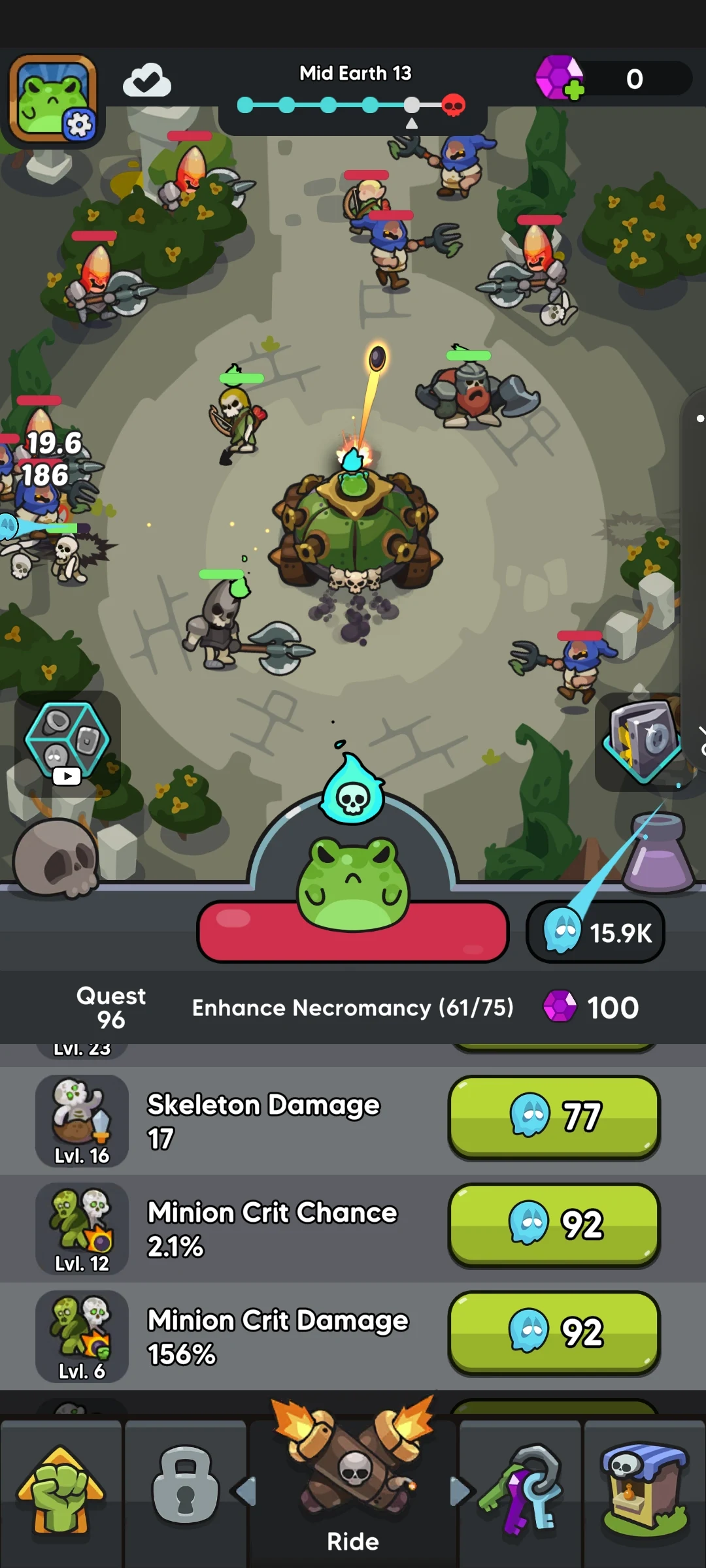 Legend of Frog: Idle RPG screenshot