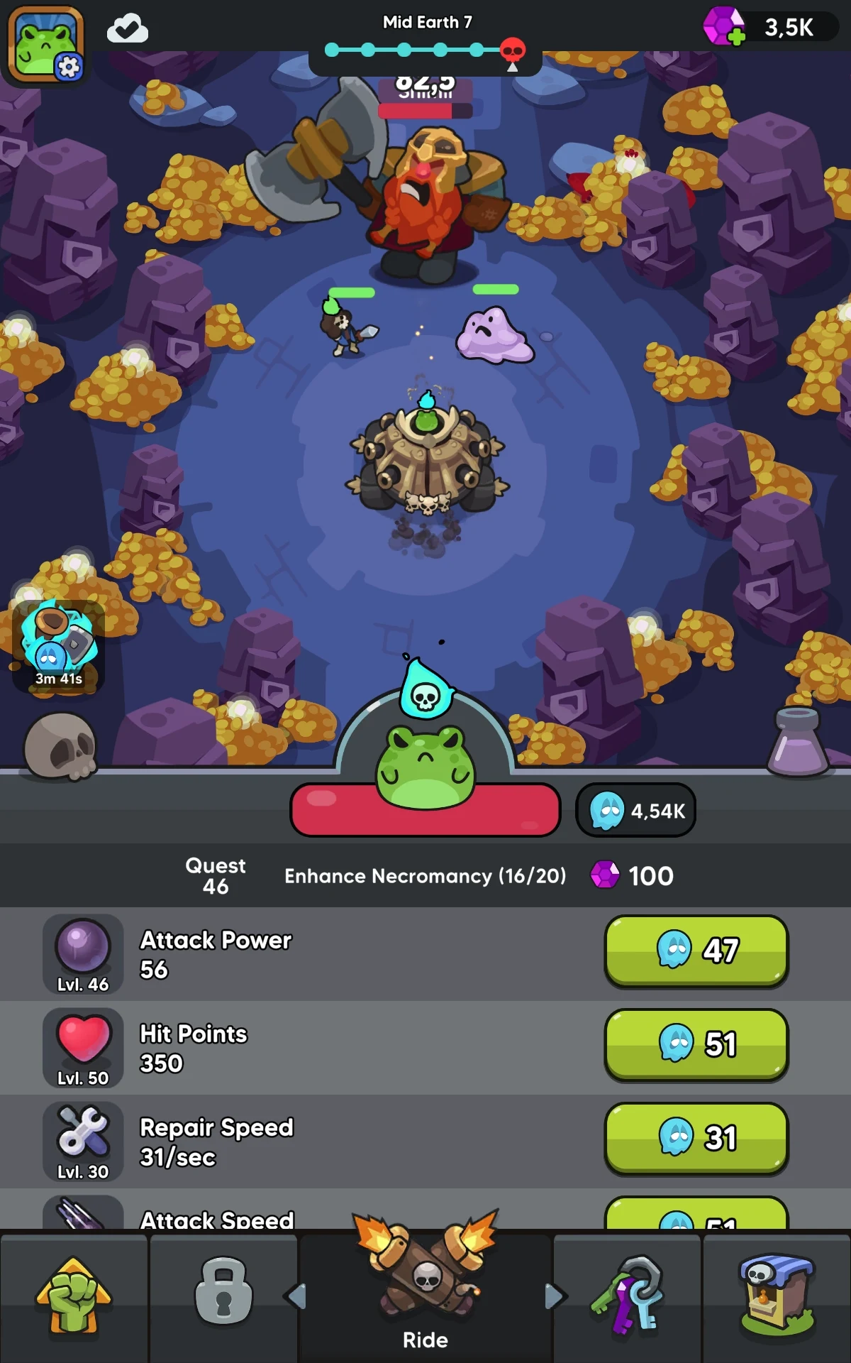 Legend of Frog: Idle RPG screenshot